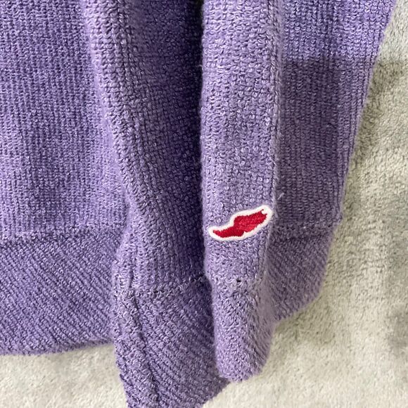 TCU Horned Frogs Terry Cloth Athleisure Top women’s S Purple embroidered logo - Picture 3 of 12